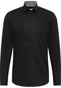 Dynamic Cotton Popeline Langarm schwarz