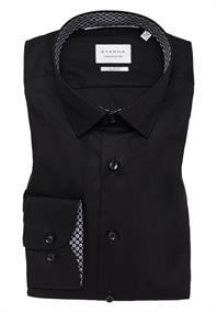Dynamic Cotton Popeline Langarm schwarz