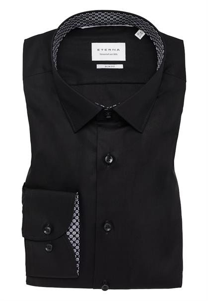 Dynamic Cotton Popeline Langarm schwarz