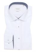 Dynamic Cotton Popeline Langarm weiß