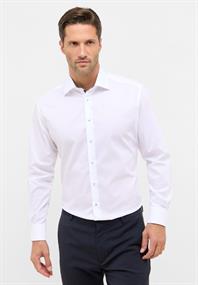 Dynamic Cotton Popeline Langarm weiß