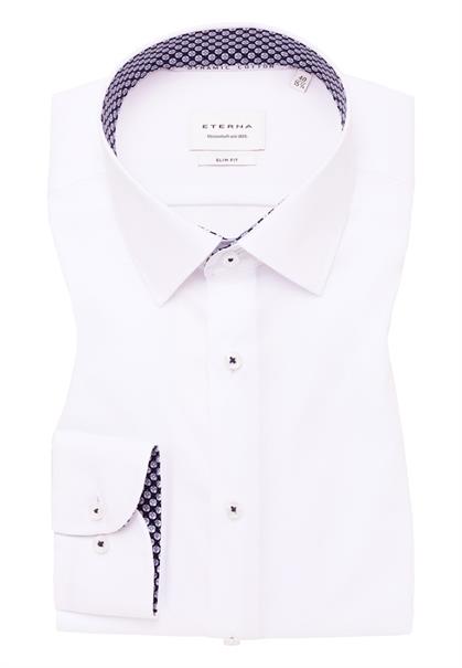 Dynamic Cotton Popeline Langarm weiß