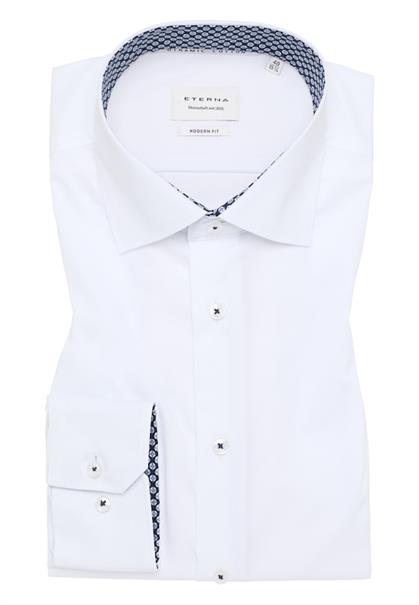 Dynamic Cotton Popeline Langarm weiß