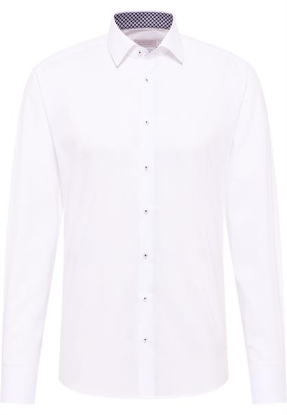 Dynamic Cotton Popeline Langarm weiß