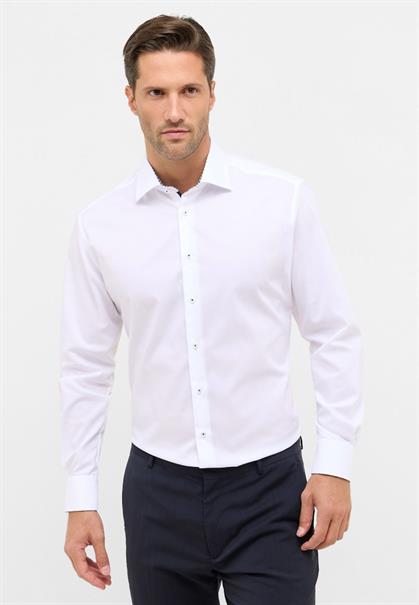 Dynamic Cotton Popeline Langarm weiß