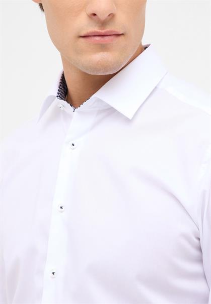 Dynamic Cotton Popeline Langarm weiß