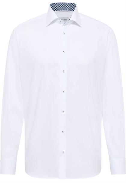 Dynamic Cotton Popeline Langarm weiß