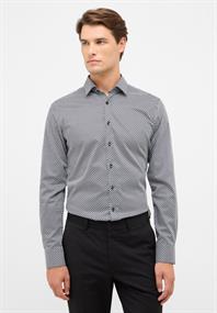 Dynamic Cotton Twill Langarm anthrazit