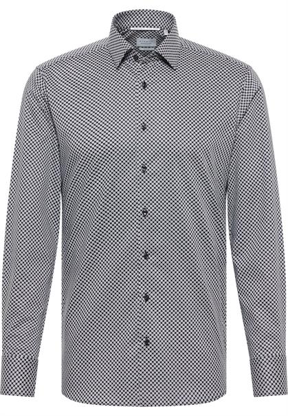 Dynamic Cotton Twill Langarm anthrazit