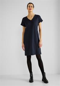 Easy Jersey Kleid deep blue