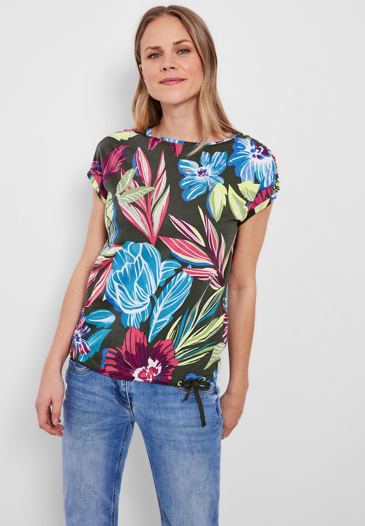 Cecil Damen T-Shirt kaufen bei bequem easy khaki online