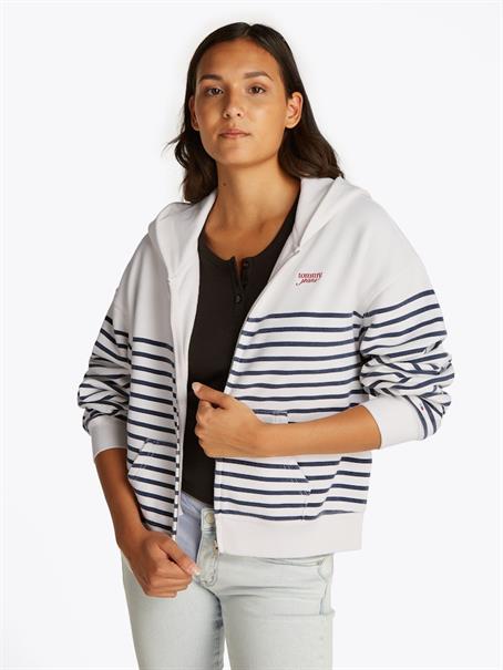 ecru - navy stripe