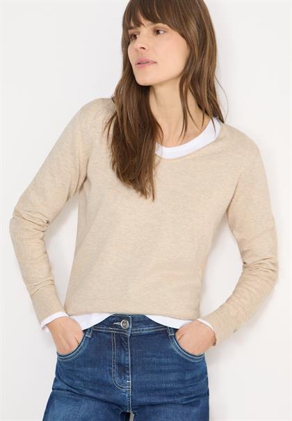 egg beige melange