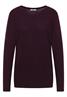 eggplant red heather melange