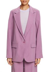 Einreihiger Twillblazer mauve