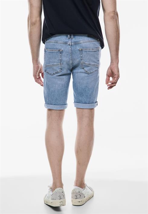 elastische-jeans-shorts-light-blue-wash