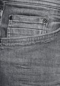 Elastische Jeans Shorts mid grey wash