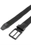 Elastischer Flechtgürtel black