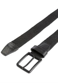 Elastischer Flechtgürtel black