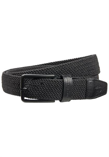 Elastischer Flechtgürtel black