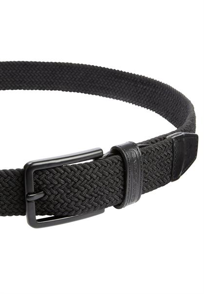Elastischer Flechtgürtel black