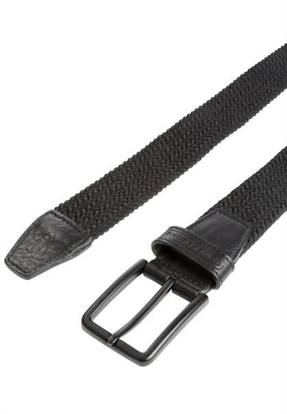 Elastischer Flechtgürtel black