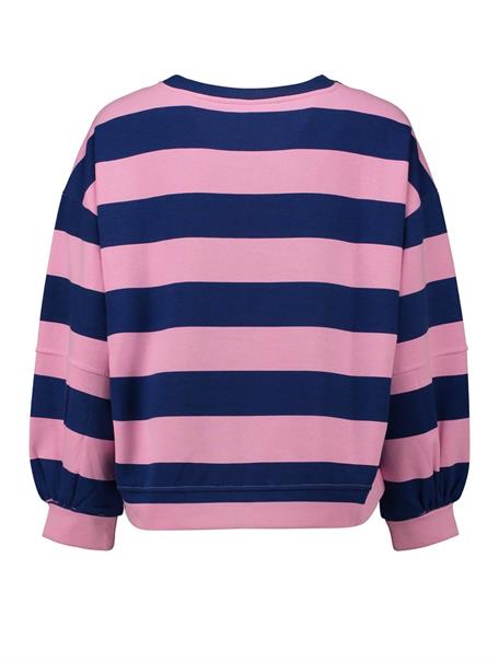 electric blue-rose stripe
