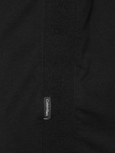 ELEVATED LOGO TAPE T-SHIRT ck black