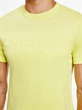 EMBOSSED LOGO T-SHIRT sunny lime