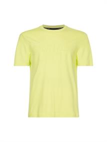 EMBOSSED LOGO T-SHIRT sunny lime