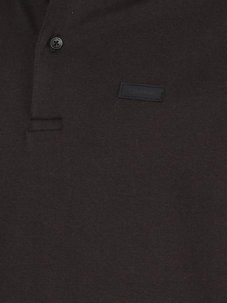 EMBOSSED RIB COMFORT POLO ck black