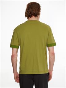 EMBOSSED RIB COMFORT T-SHIRT reptile green