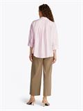ESS LINEN LOOSE 3-4 SLEEVE SHIRT foggy pink stp