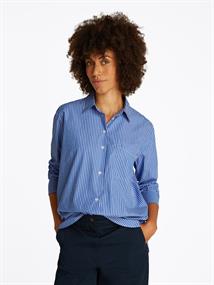 ESS POPLIN EASY FIT SHIRT blue stp