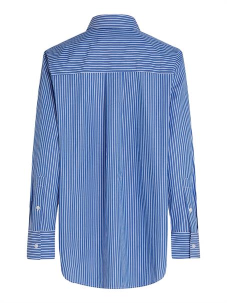 ESS POPLIN EASY FIT SHIRT blue stp