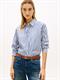 ESS POPLIN EASY FIT SHIRT wide banker stp ecru seashore navy