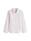 ESS POPLIN REGULAR SHIRT hugh stp- lavendar ash