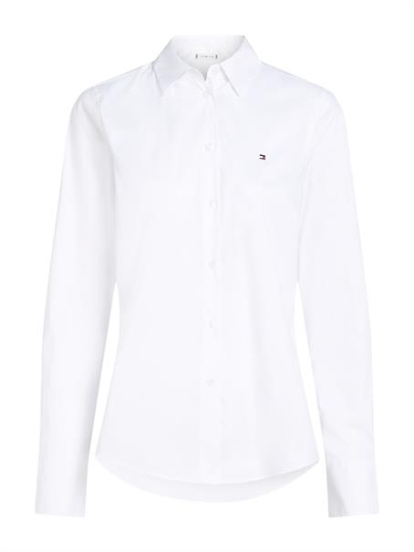 ESS POPLIN REGULAR SHIRT th optic white