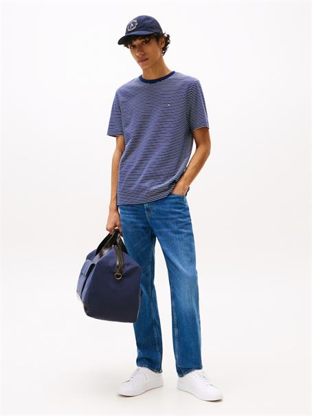 ESS SEASONAL REG FIT SOLID TEE preppy navy-ivory petal