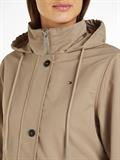 ESSENTIAL COTTON BLEND PARKA beige