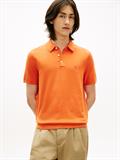 ESSENTIAL COTTON KNITTED POLO brilliant orange