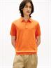 ESSENTIAL COTTON KNITTED POLO brilliant orange