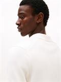 ESSENTIAL COTTON KNITTED POLO ivory petal