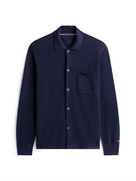 ESSENTIAL COTTON LS OVER SHIRT desert sky