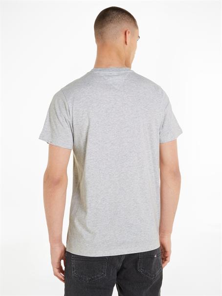 ESSENTIAL FLAG TEE EXT silver grey