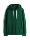 ESSENTIAL FLEECE ZIP THROUGH ornamental green