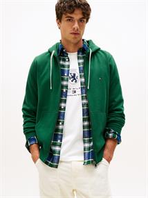 ESSENTIAL FLEECE ZIP THROUGH ornamental green