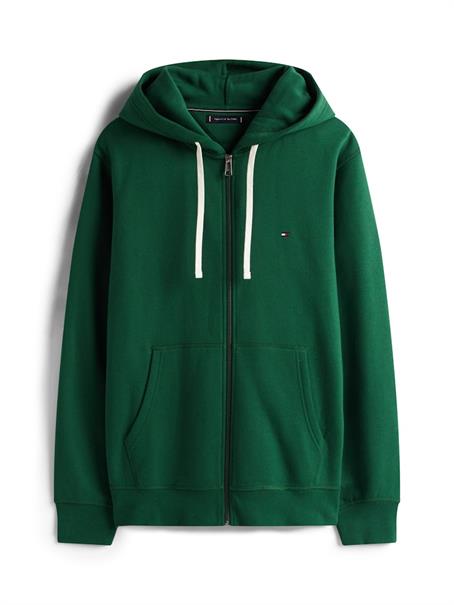 ESSENTIAL FLEECE ZIP THROUGH ornamental green
