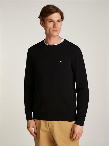 ESSENTIAL STRUCTURE CREW NECK black