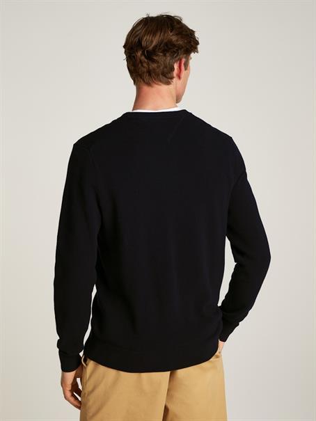ESSENTIAL STRUCTURE CREW NECK black